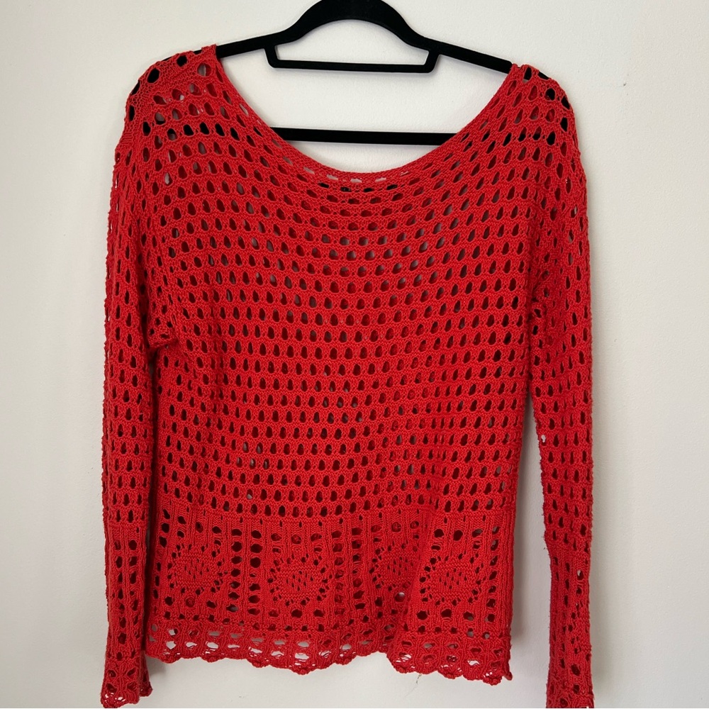 Jeanne Pierre Crochet sweater